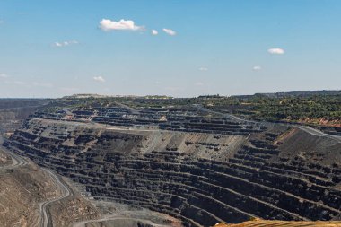 Demir cevheri ocağı teras rahatlığı, madencilik endüstrisi, madencilik ve taş ocağı ekipmanları, genel görüş