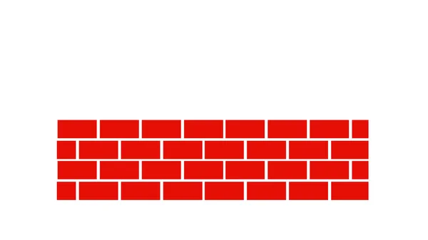 Red Brick Wall Seamless Illustration Background — Stock Photo, Image