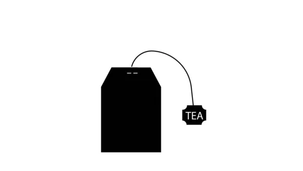 Torebka Herbaty Izolowane Białym Tle — Zdjęcie stockowe