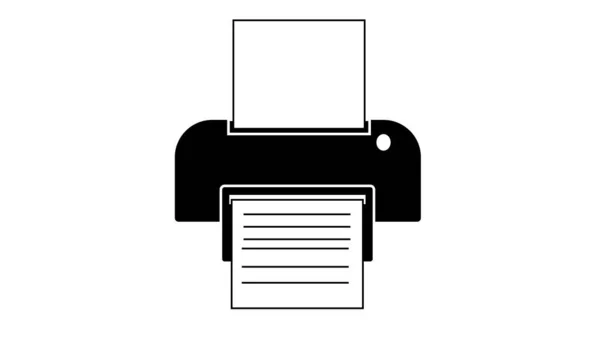 Printer Icons Set Illustration Isolated Graphic Web Design — Stock Photo, Image