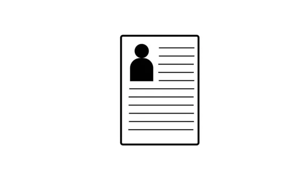 Identification Card Icon Illustration — Stock Photo, Image