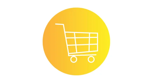 Shopping Symbol Illustration Auf Weißem Hintergrund — Stockfoto