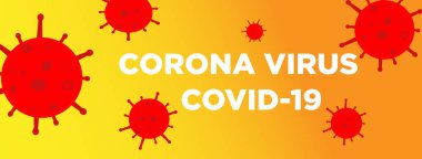 Corona Virüs Sancak İllüstrasyonu - Mikrobiyoloji