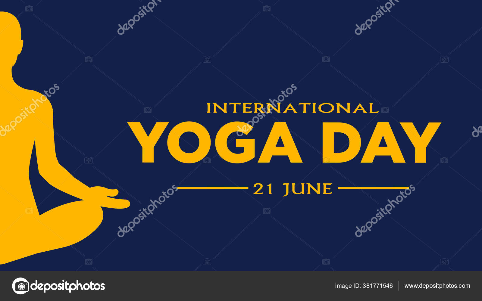 International Yoga Day Banner Brochure Poster Design June 21St ...