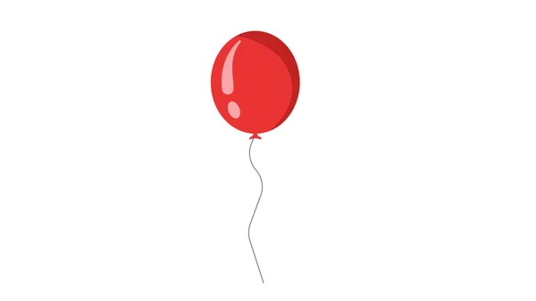 Bunch Balloons Cartoon Flat Style Isolated — Stock Photo, Image