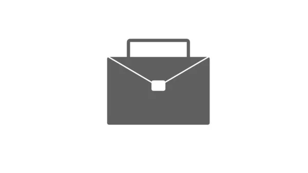 Значок Валізи Значок Проїзного Багажу Плаский Логотип Валізи Ізольовано — стокове фото