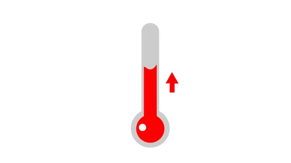 Εικονίδιο Θερμόμετρου Μοντέρνο Σχεδιασμό — Φωτογραφία Αρχείου