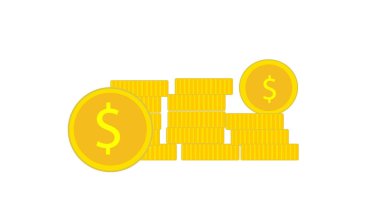 Para için. Dolar banknotları. Nakit para