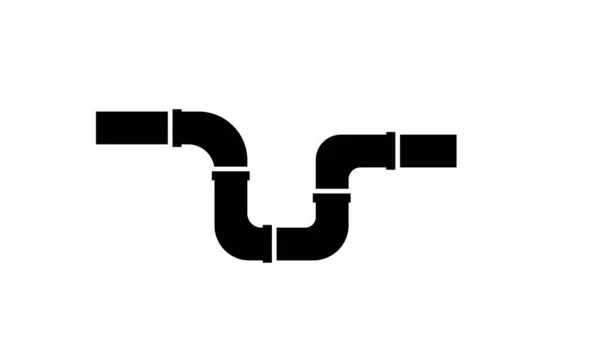 Tesisat Simgesi Borusu Şareti Sembol — Stok fotoğraf