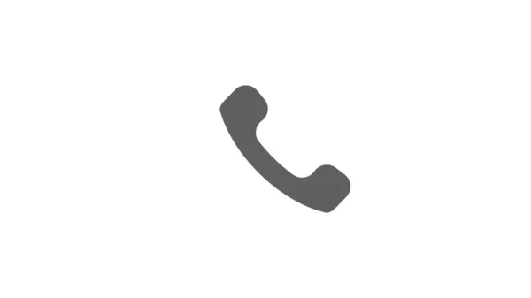 Значок Телефона Символ Значка Телефона Изолирован Значок Вызова — стоковое фото