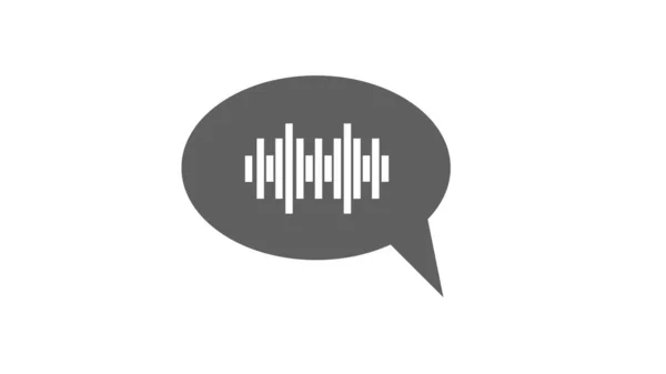 Sms Modernos Ícones Mensagens Voz Conjunto Discurso Bolha — Fotografia de Stock