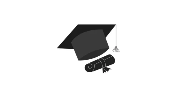 Graduation Logo Template Ontwerp Elementen — Stockfoto