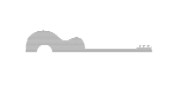 Εικονίδιο Κιθάρας Ηχητικό Σήμα Μουσικού Οργάνου Απομονωμένο Λευκό Φόντο — Φωτογραφία Αρχείου