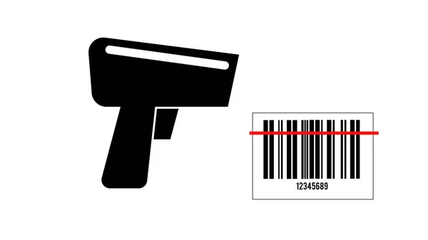 Manual Scanner Bar Codes — Stock Photo, Image