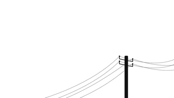 Pilón Alta Tensión Transmisión Potencia Ilustración Malla Polietileno Baja Wireframe —  Fotos de Stock