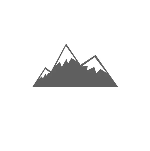 Mountain Climbing Route Peak Flat Style — Stock Photo, Image
