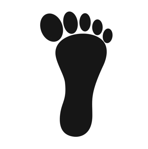 Illustration Man Footprints Trace Symbol — Stock Photo, Image