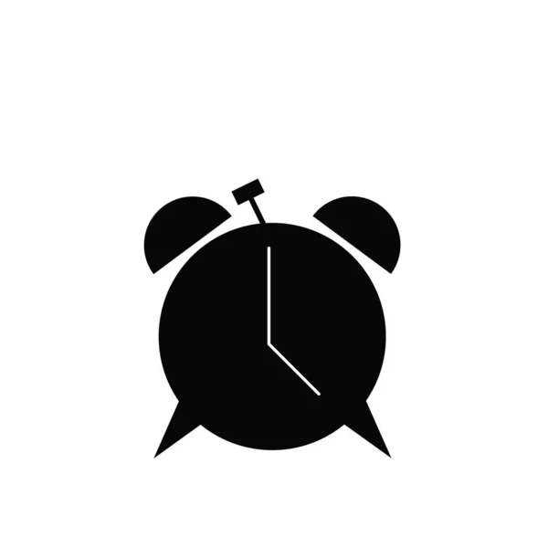 Hora Relógio Ícone Relógio Alarme Isolados — Fotografia de Stock