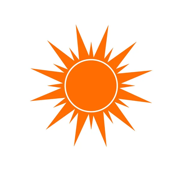 Ícone Solar Símbolo Verão Moda Para Design Site — Fotografia de Stock