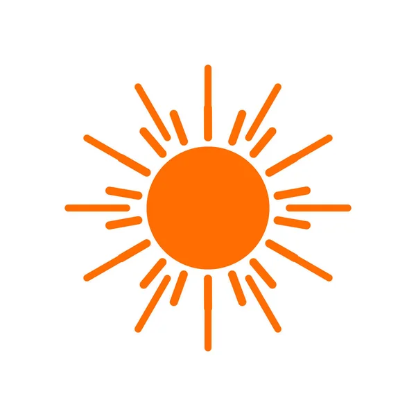 Sun Icon Trendy Summer Symbol Website Design — Stock Photo, Image