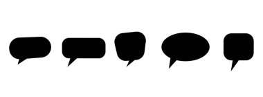 Boş beyaz konuşma kabarcıkları