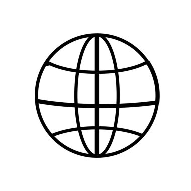 Uygulamalar ve web siteleri için web sitesi veya İnternet satırı resim simgesi