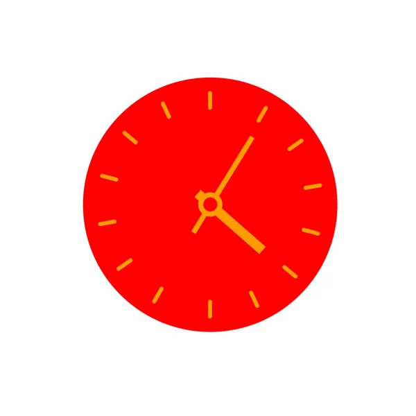 Uhr Symbol Trendigen Flachen Stil Isoliert Auf Hintergrund — Stockfoto