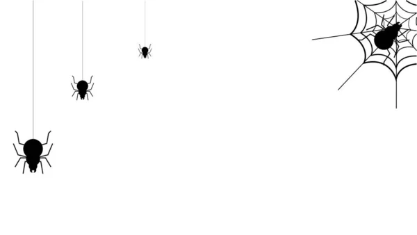 Павутинка Карт Фону Хеллоуїн — стокове фото