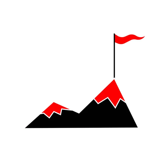 Mountain Success Concept Illustration Image — Stock Photo, Image