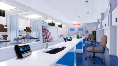Modern Hastanesi Acil servisinde boş hemşire