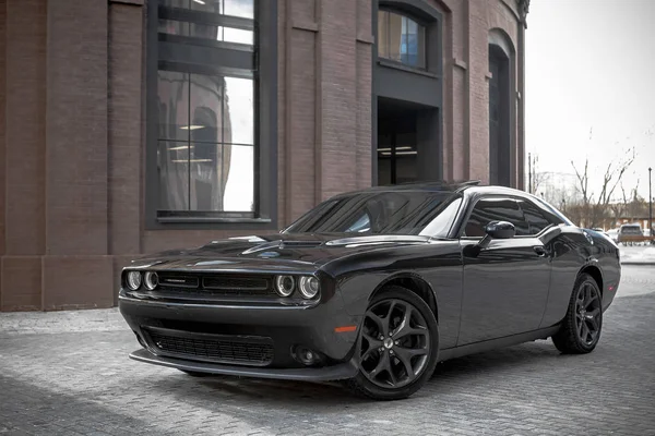 Dodge Challenger Чорний Видання — стокове фото