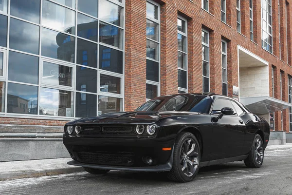 Černá Edice Dodge Challenger — Stock fotografie