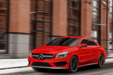 Mercedes-Benz CLA 45 hareket halinde