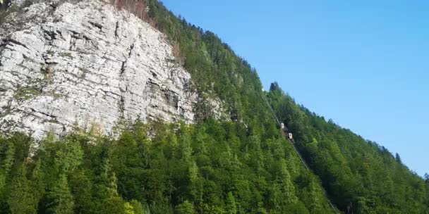 Ruta Por Los Alpes Cálido Claro Día Verano — Vídeo de stock