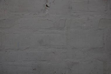 beyaz duvar. Beyaz badanalı tuğla duvar. Arka plan