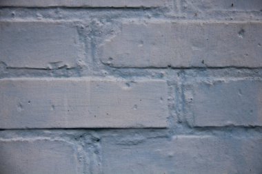 eski duvar. tuğla duvar mavi badanalı. Arka plan