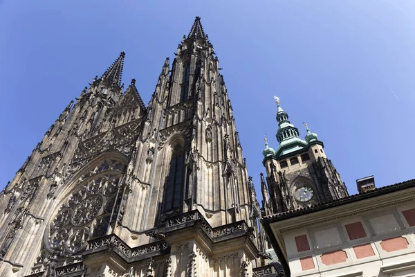 Gothic Vitus Cathedral Prague Royalty Free Stock Images