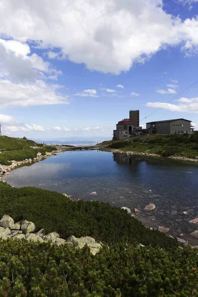 Tepeler ve alp peyzaj yüksek Tatras, Slovakya'nın dağda görüntülemek