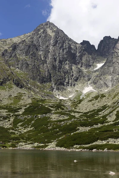 Pemandangan Puncak Gunung Dan Pegunungan Alpen Tatras Tinggi Slowakia — Stok Foto