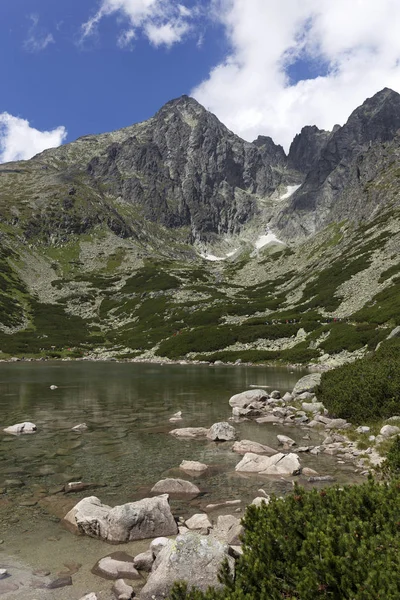 Pemandangan Puncak Gunung Dan Pegunungan Alpen Tatras Tinggi Slowakia — Stok Foto