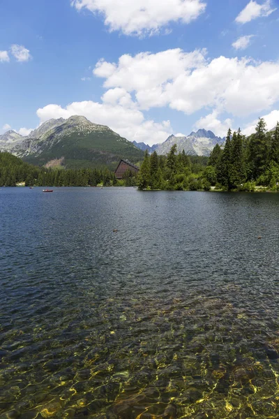 Vista Sobre Los Picos Montaña Paisaje Alpino Los Altos Tatras — Foto de Stock