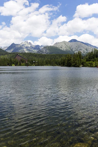 Vista Sobre Picos Montanha Paisagem Alpina Alto Tatras Eslováquia — Fotografia de Stock