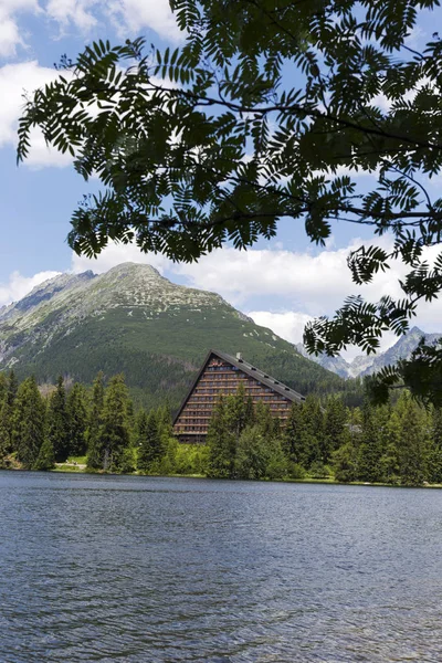 Vista Sobre Picos Montanha Paisagem Alpina Alto Tatras Eslováquia — Fotografia de Stock