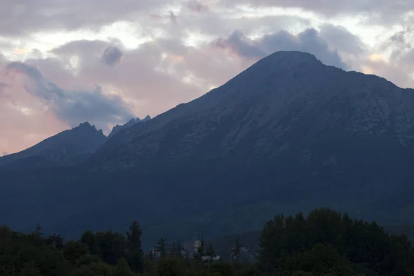 View Mountain Peaks Alpine Landscape High Tatras Slovakia — Stock Photo, Image