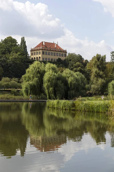 Maior Parque Praga Stromovka Árvore Real República Checa — Fotografia de Stock