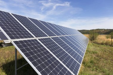 Yatay yaz aylarında Solar Power Station