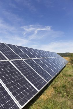Yatay yaz aylarında Solar Power Station