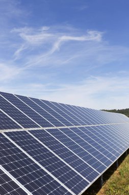 Yatay yaz aylarında Solar Power Station