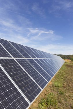 Yatay yaz aylarında Solar Power Station