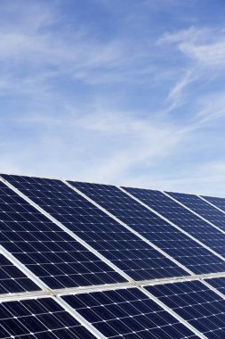 Yatay yaz aylarında Solar Power Station